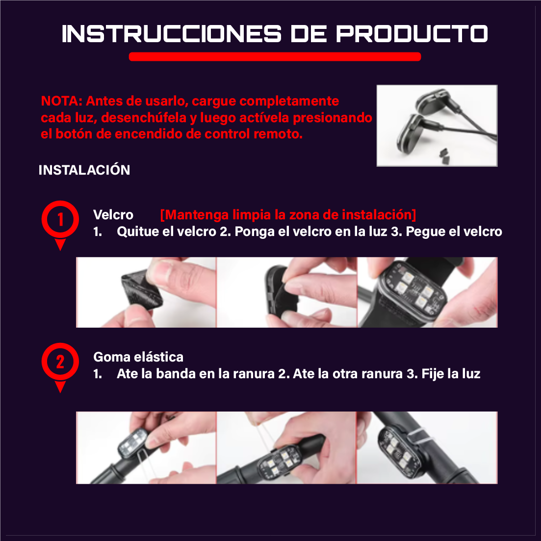 Luces LED de iluminación ambiental