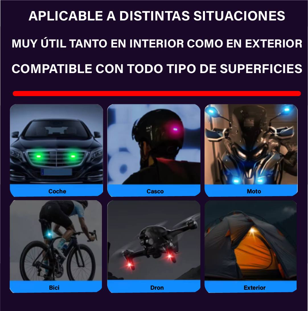 Luces LED de iluminación ambiental